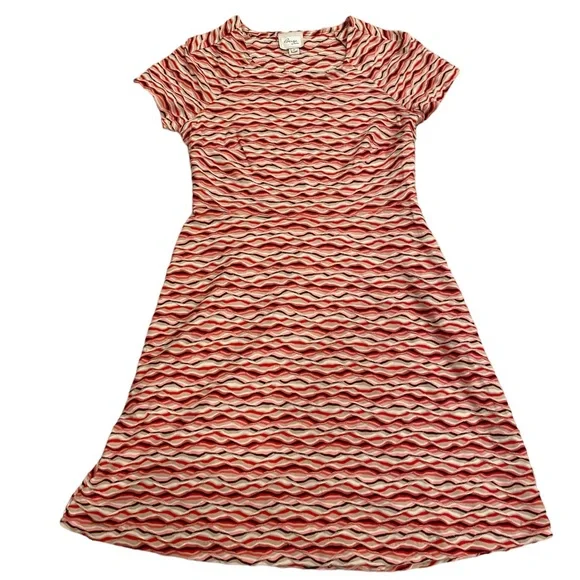 Beige by eci | Dresses | Beige By Eci Fitted Red Beige Pink White Black  Dress Womens Size 6 Guc | Poshmark